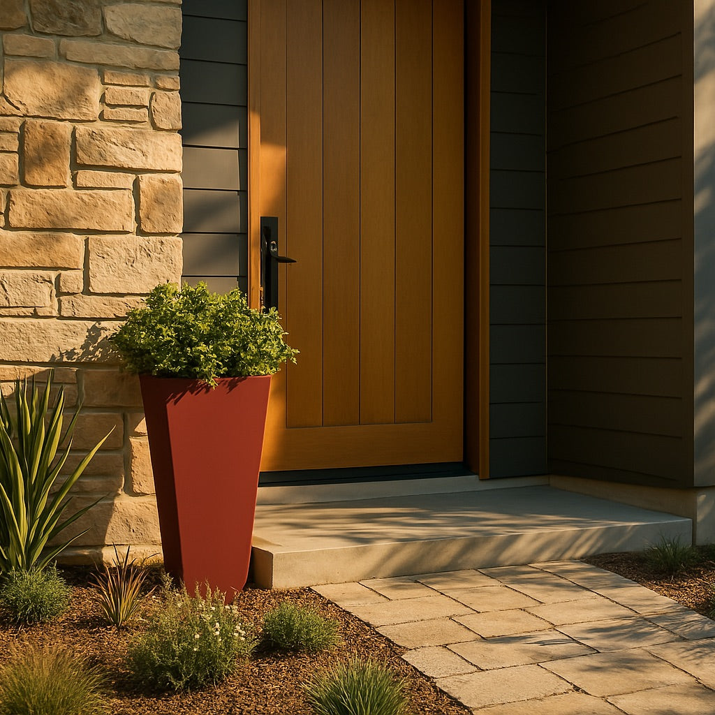 Tapered Steel Planter Box