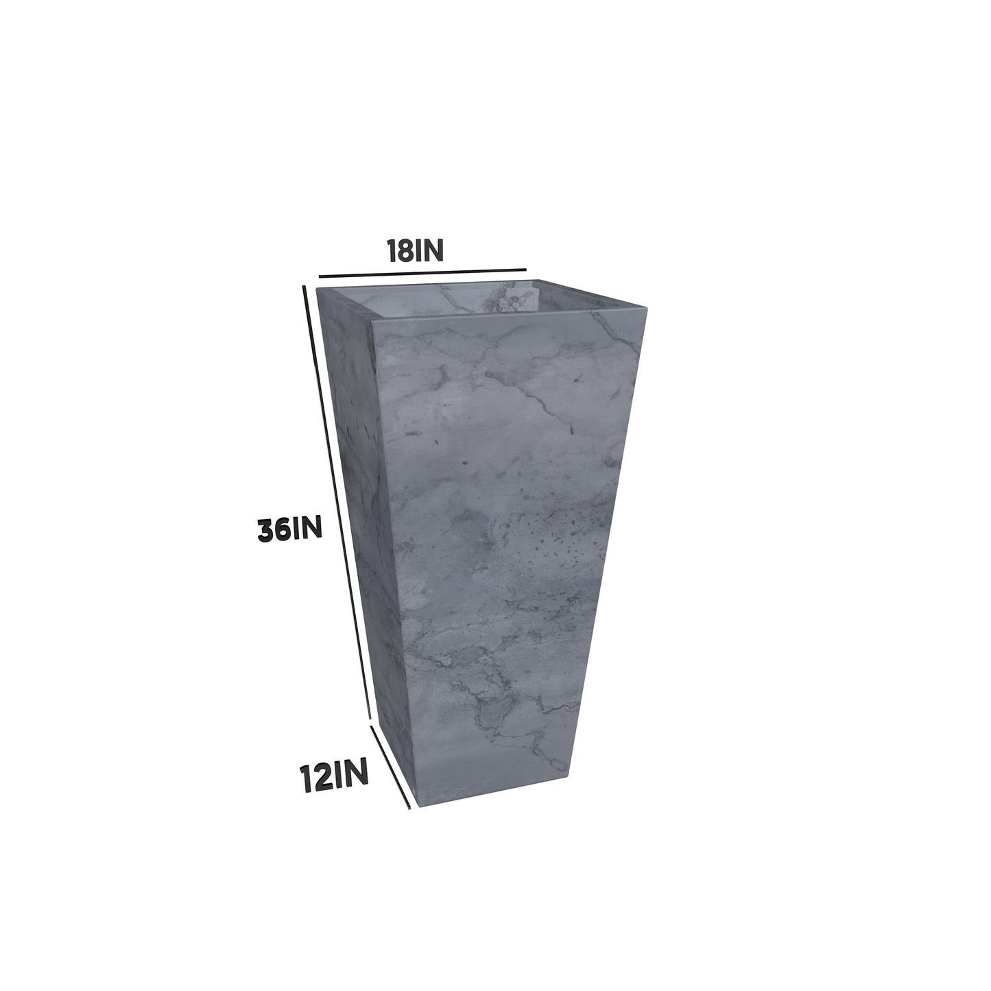 Tapered Steel Planter Box