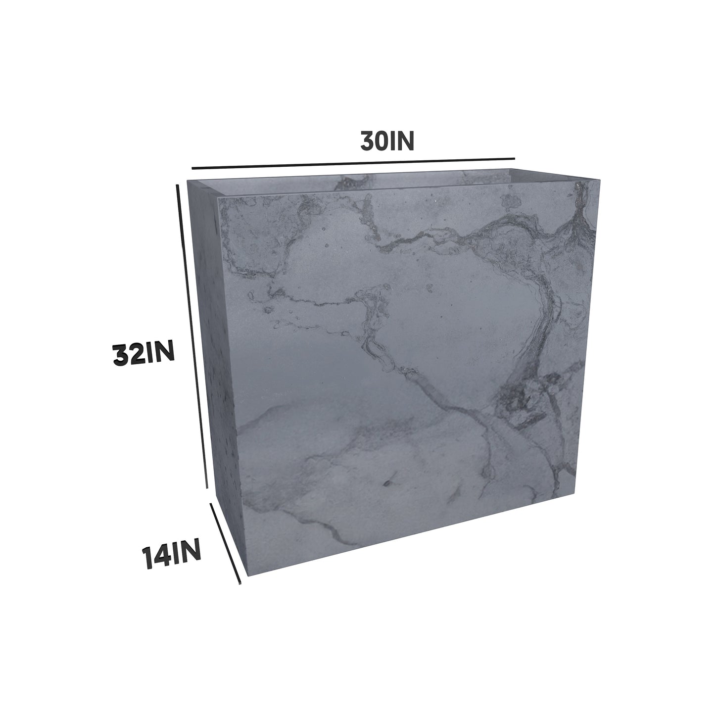 Modern Steel Planter Box