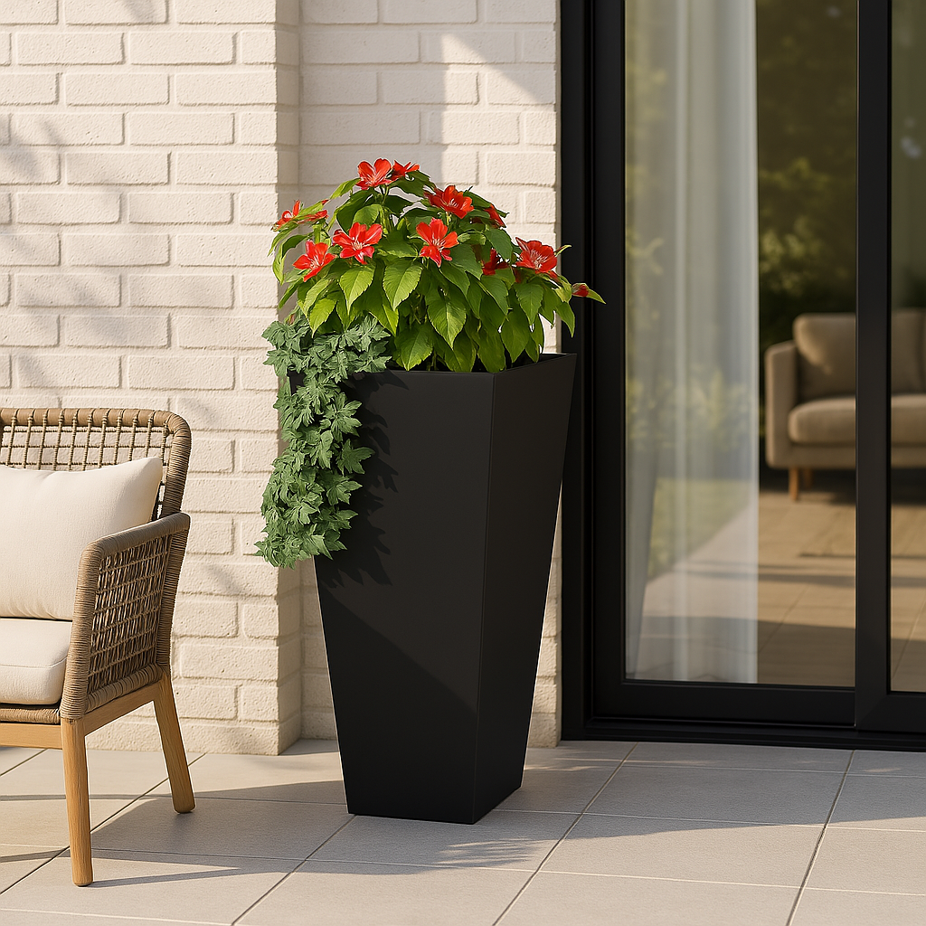 Tapered Steel Planter Box