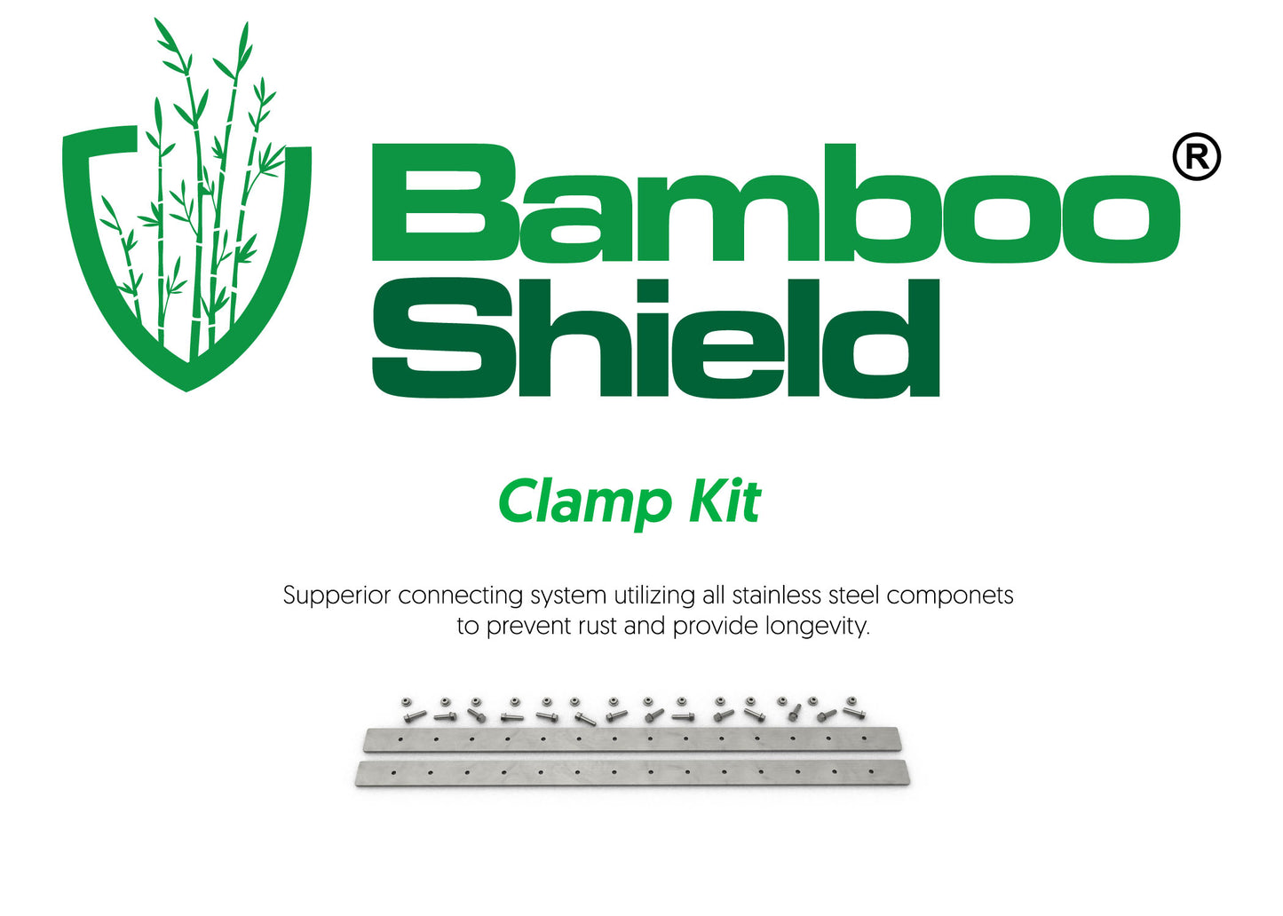 Bamboo Shield - Clamp Kit
