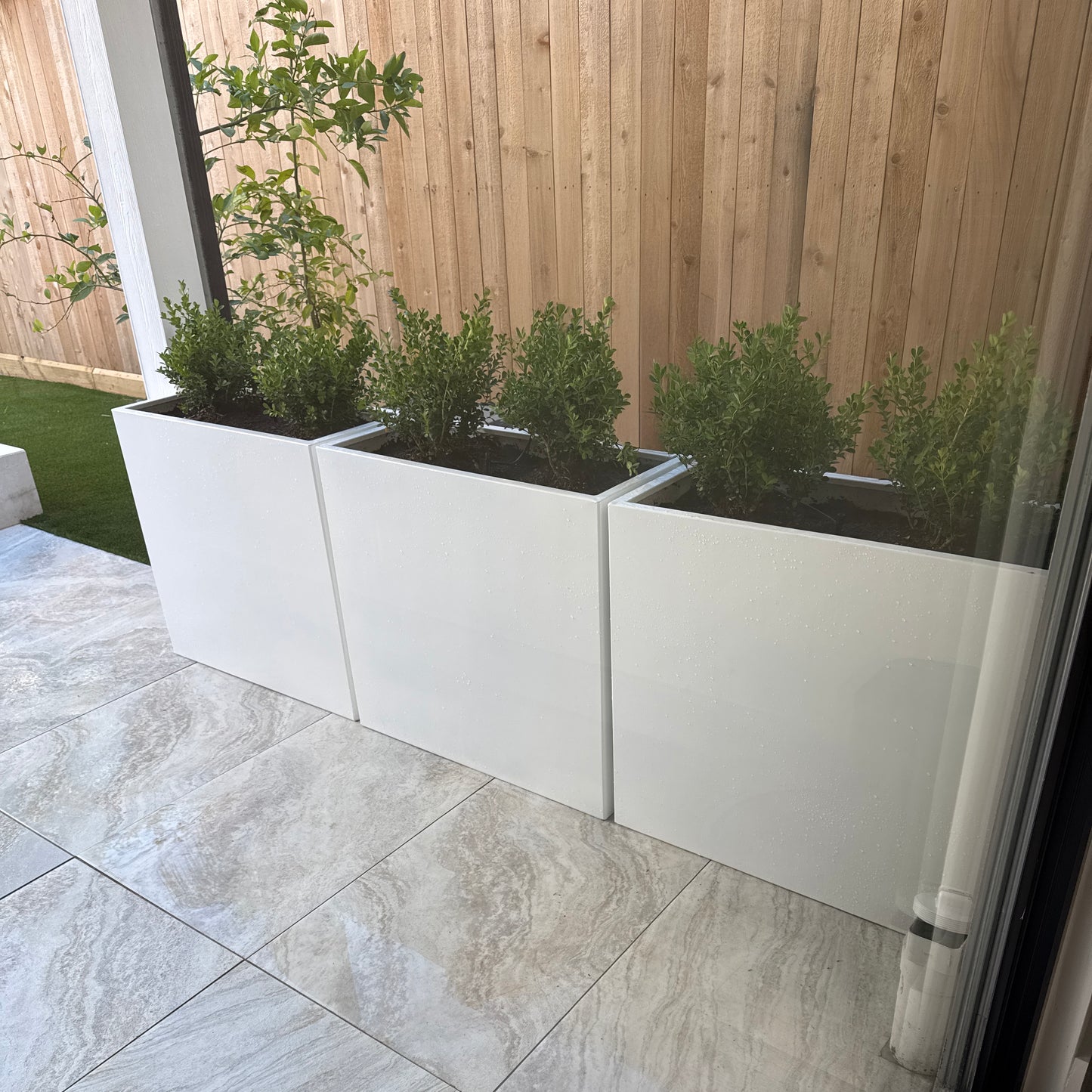 Modern Steel Planter Box