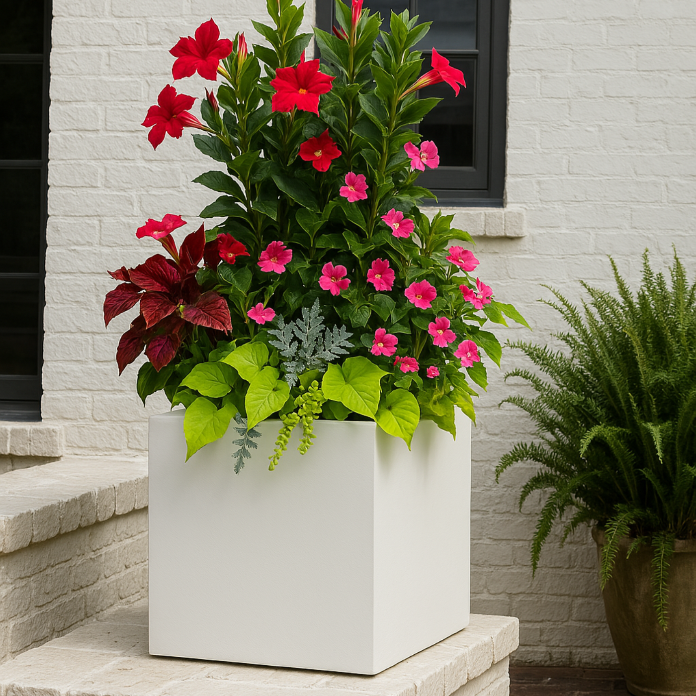 Modern Steel Planter Box
