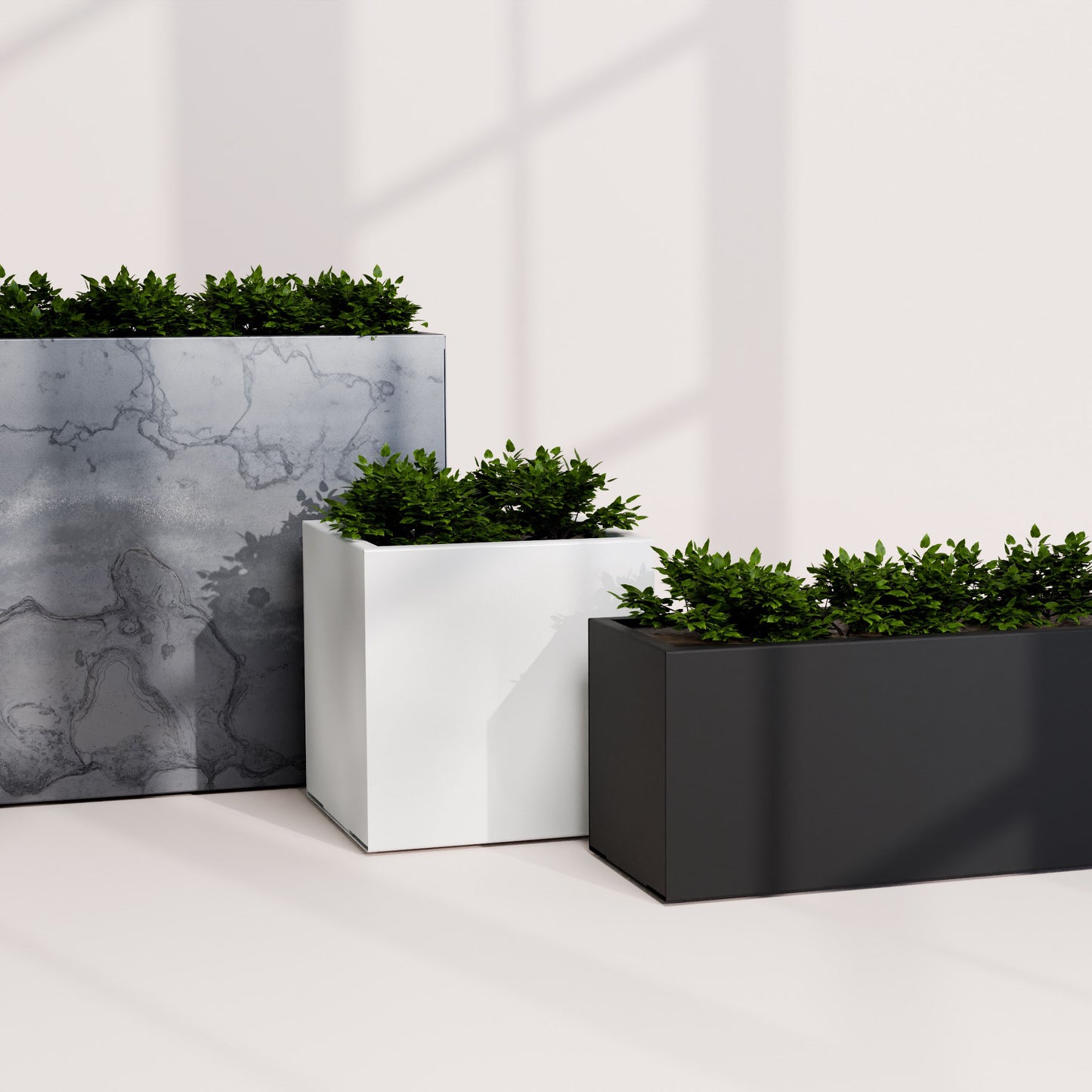 Modern Steel Planter Box
