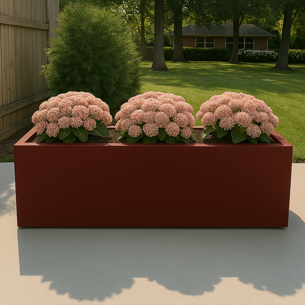 Modern Steel Planter Box