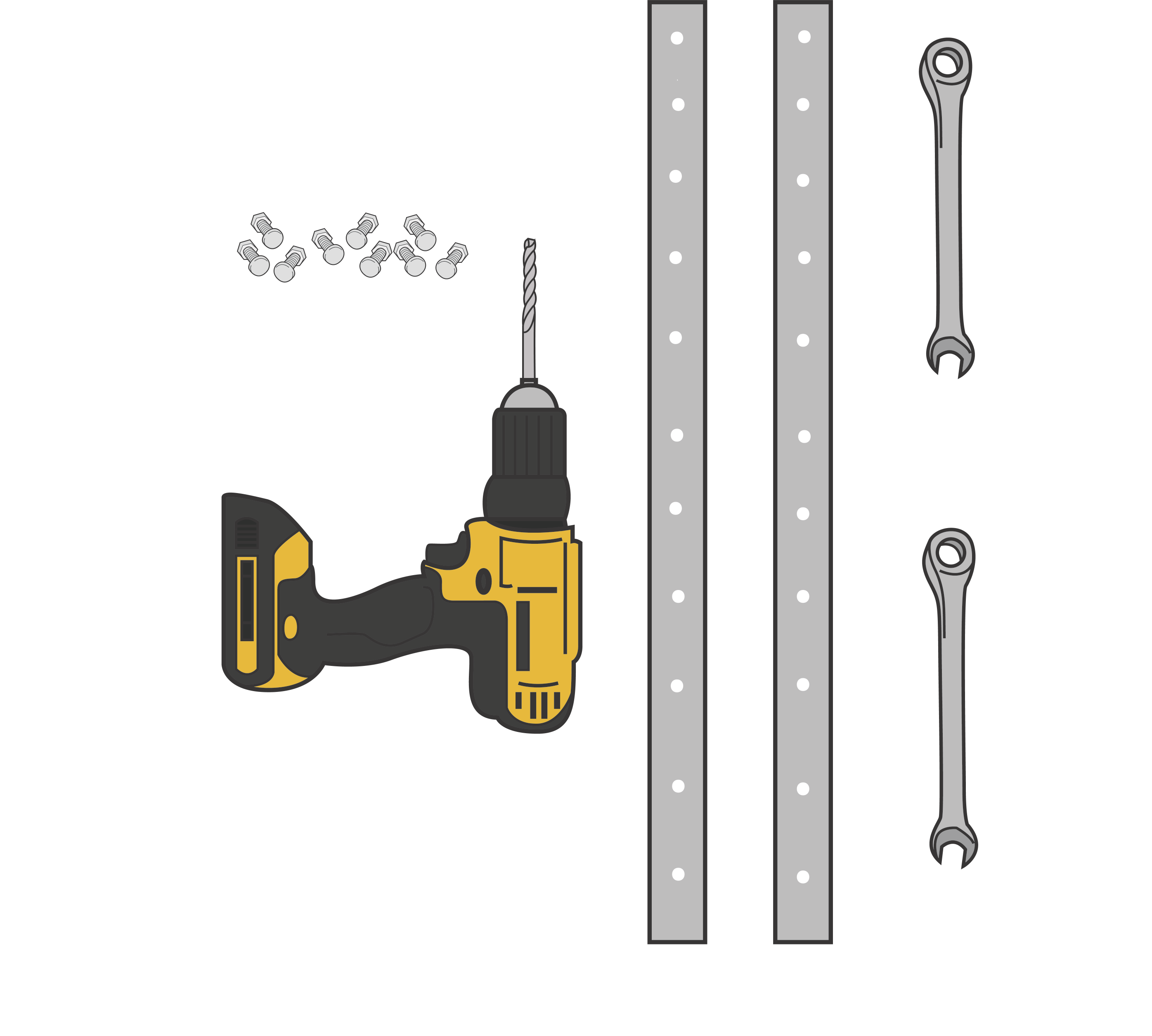 Bamboo Shield clamp kit and tools