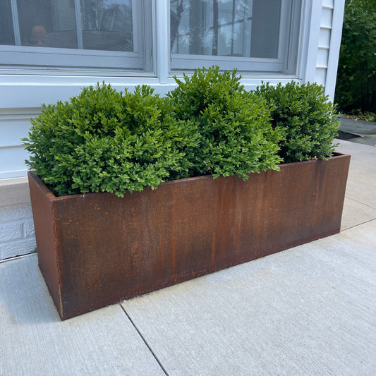 Modern Steel Planter Box