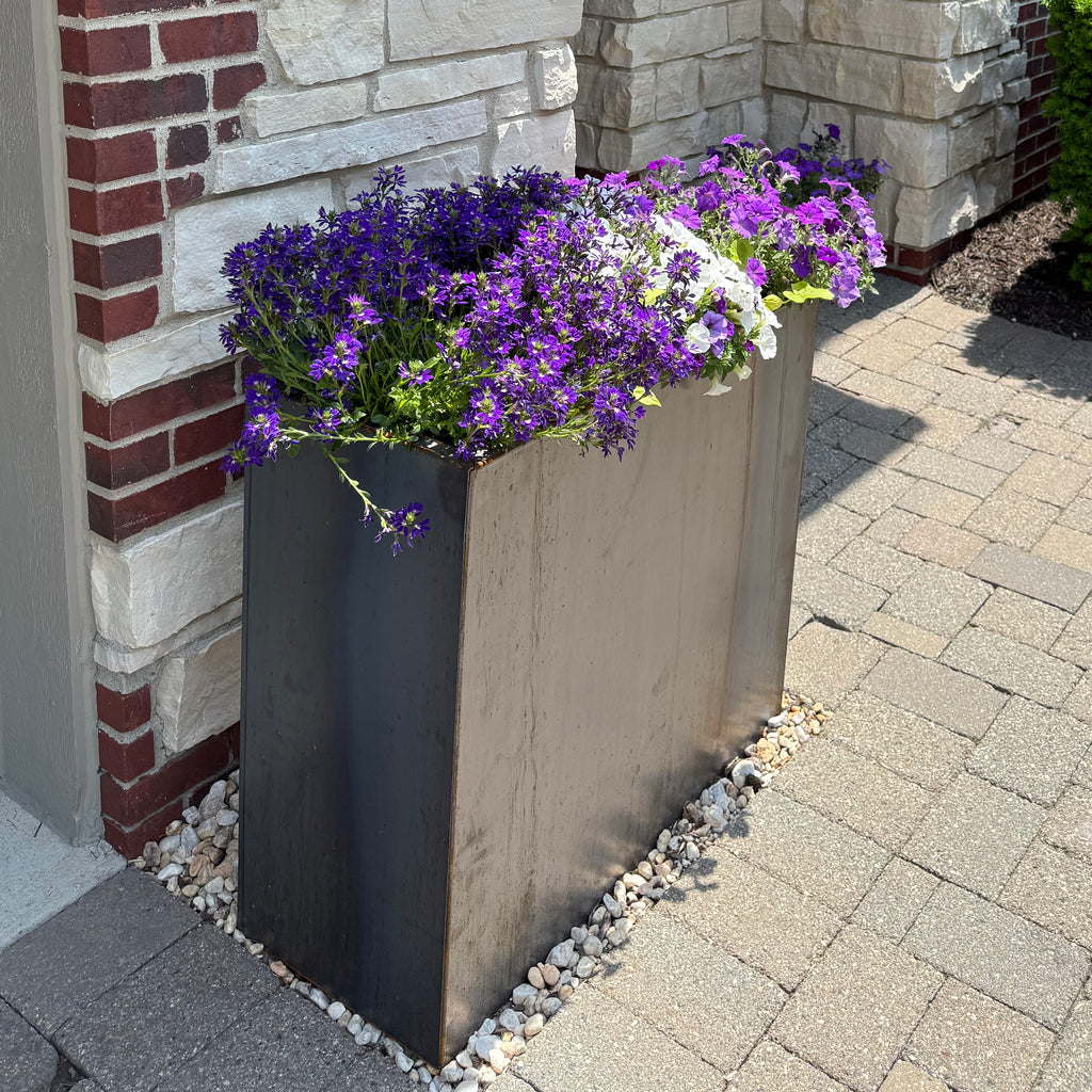 Modern Steel Planter Box